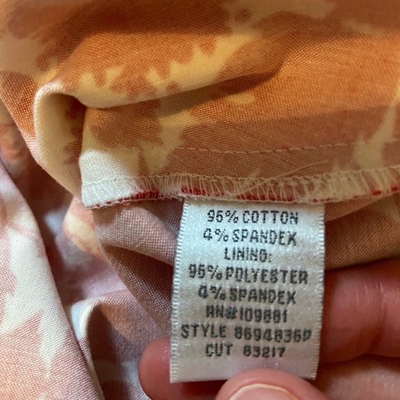 Like New Donna Ricco Floral Fit Flare Dress 10P - Picture 9 of 10